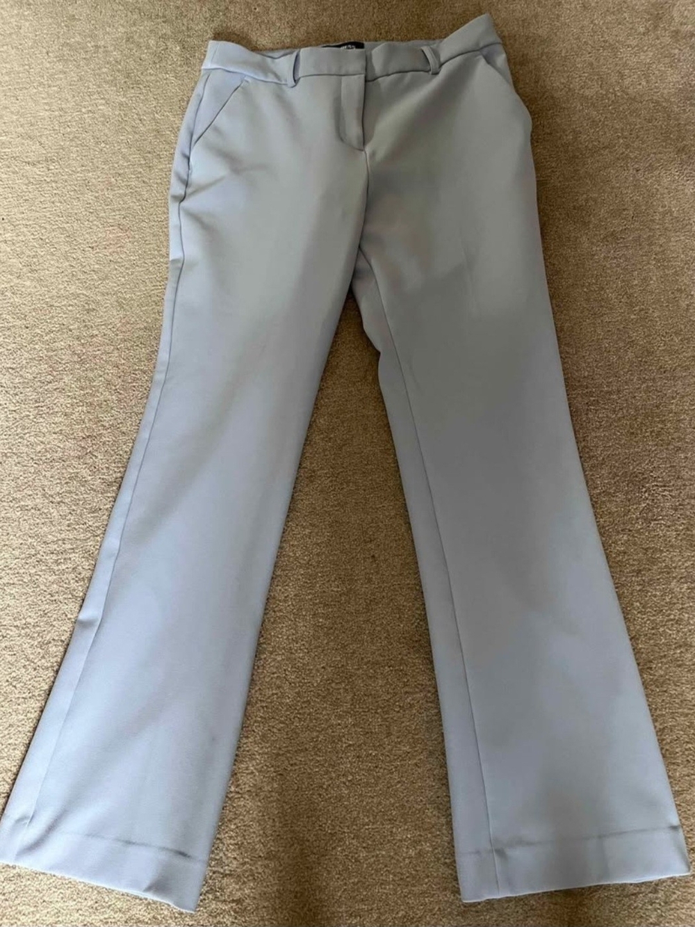 Express Light Blue Boot Cut Dress Pants